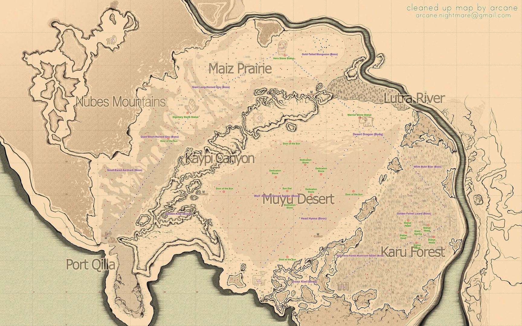 Mabinogi Iria Map