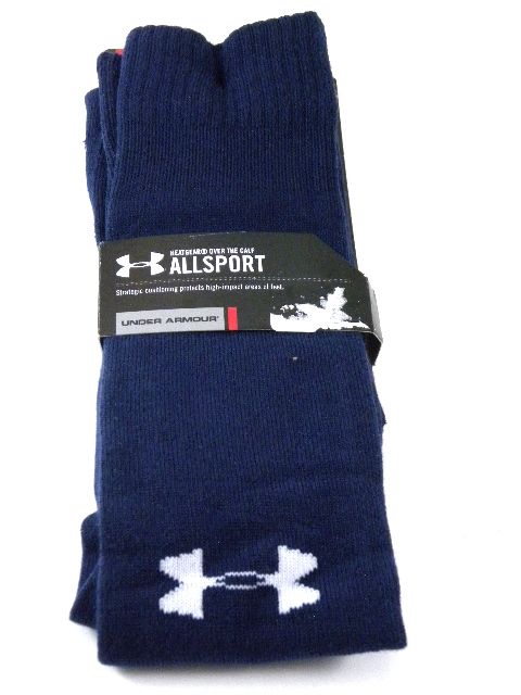 under armour soccer socks navy