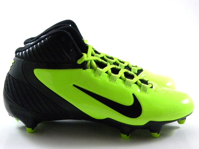 neon green nike football cleats