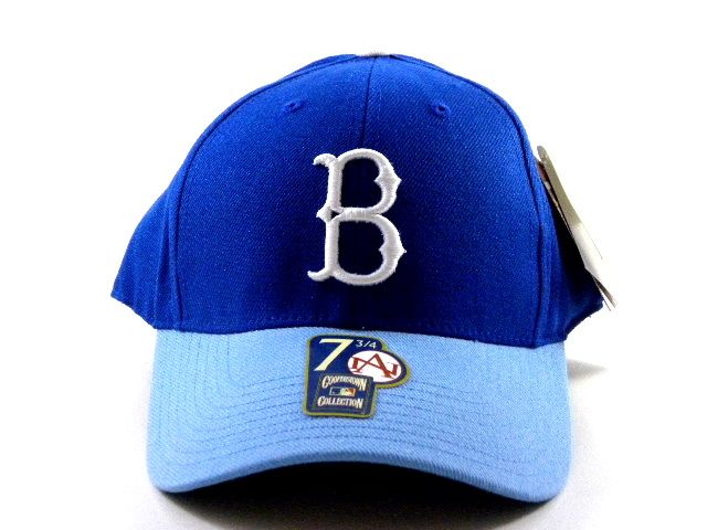 Brooklyn Dodgers Hat Fitted. New Cooperstown Brooklyn Dodgers Blue Fitted Hat Men