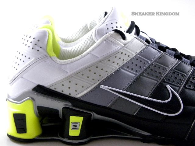 neon green nike shox