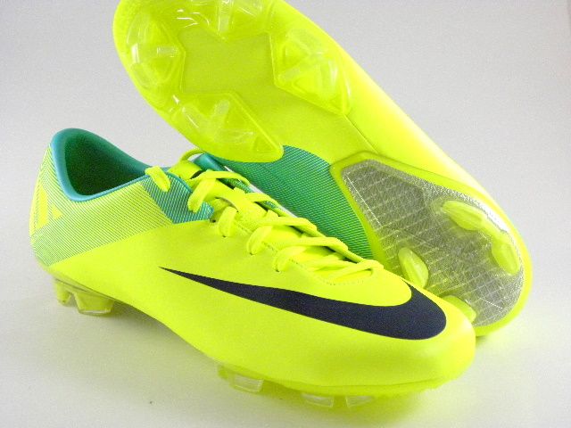 neon green nike football cleats