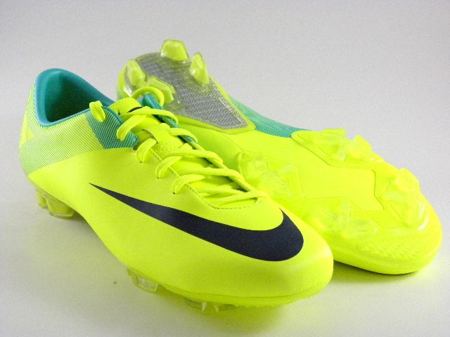 neon green nike football cleats