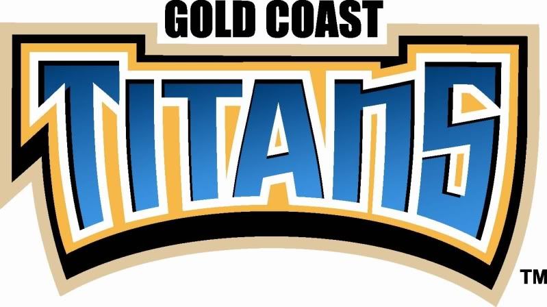 gold coast titans logo. Titans Logo - Official Gold