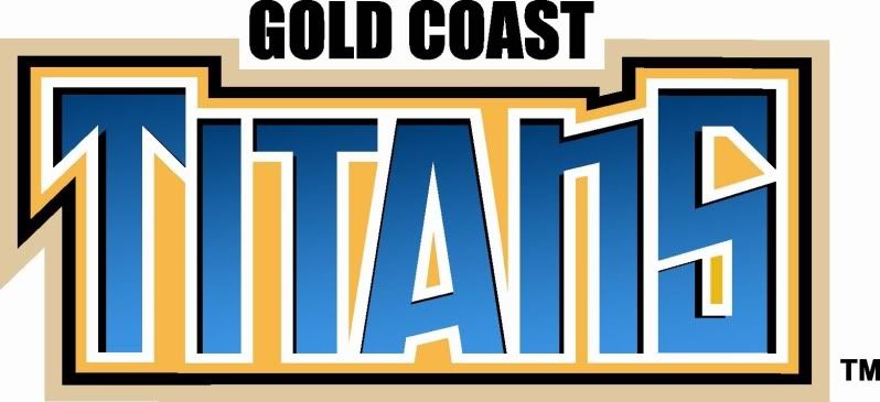 gold coast titans logo. Titans Logo - Official Gold
