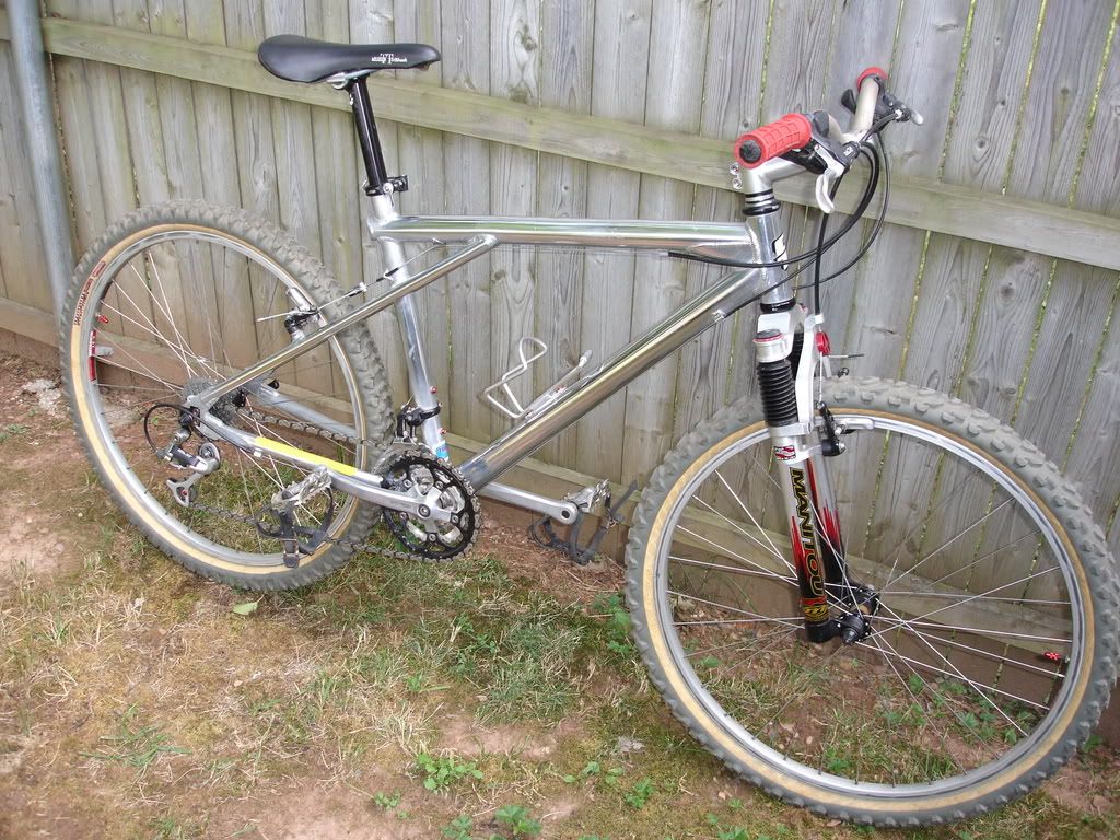 old school full suspension mountain bike