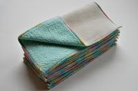 Minty Solids | 8x8 Wipes | Bamboo Velour/Mint Sherpa