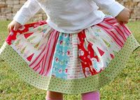 Be Merry!  Holiday Twirly Skirt- Semi Custom, You Pick Size!