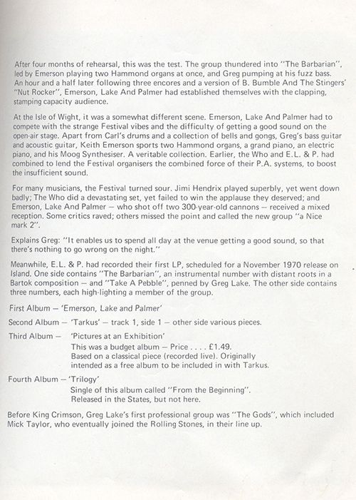 72 ELP Tour Program Page 3
