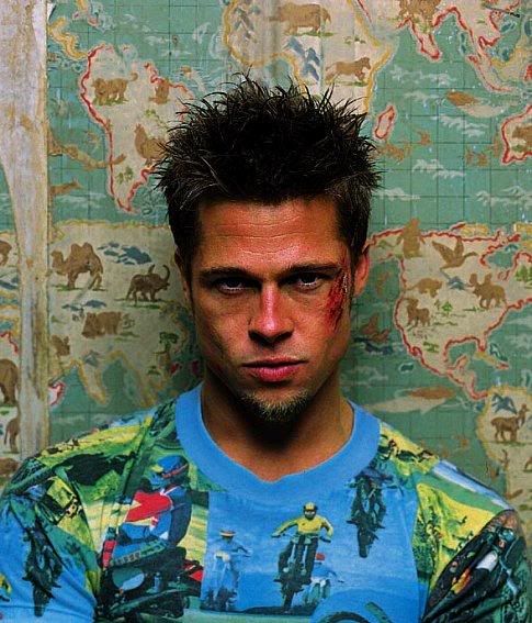 Brad Pitt In Fight Club Shirtless. Fight Club, Tyler Durden.
