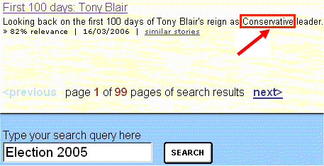 Tory Blair?