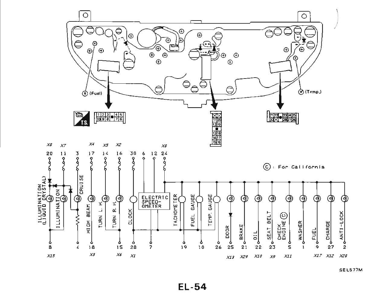 Gauge schematic nissan 300zx #5