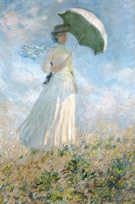 Monet - Woman with parasol turn right