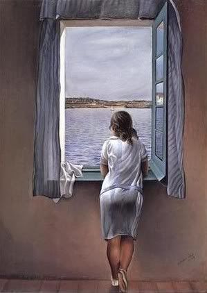 S. Dalí - Muchacha en la ventana