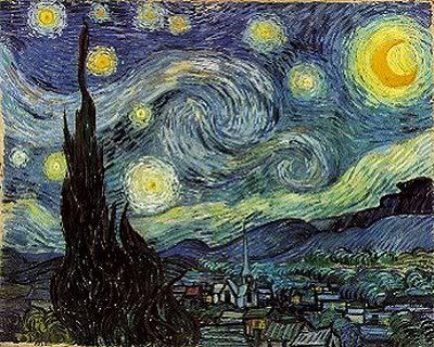 La noche estrellada de Vincent Van Gogh (1889)