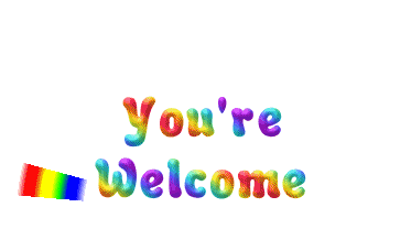 you're welcome-rainbow Pictures, Images and Photos