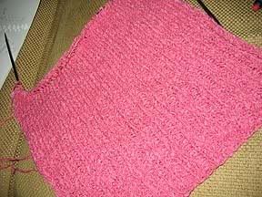 ribbon knit top