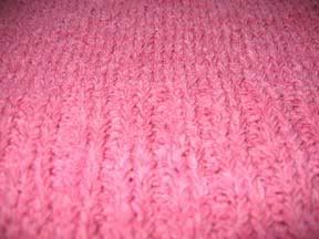 ribbon yarn closeup