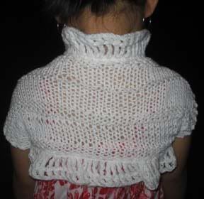 crochet toddler capelet