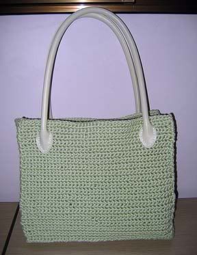 crochet carry tote