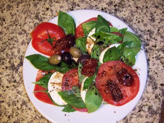 Caprese a la Michelle - yummy and healthy too!