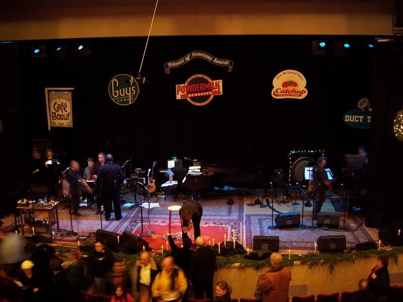 View of the PHC stage from the balcony of Town Hall