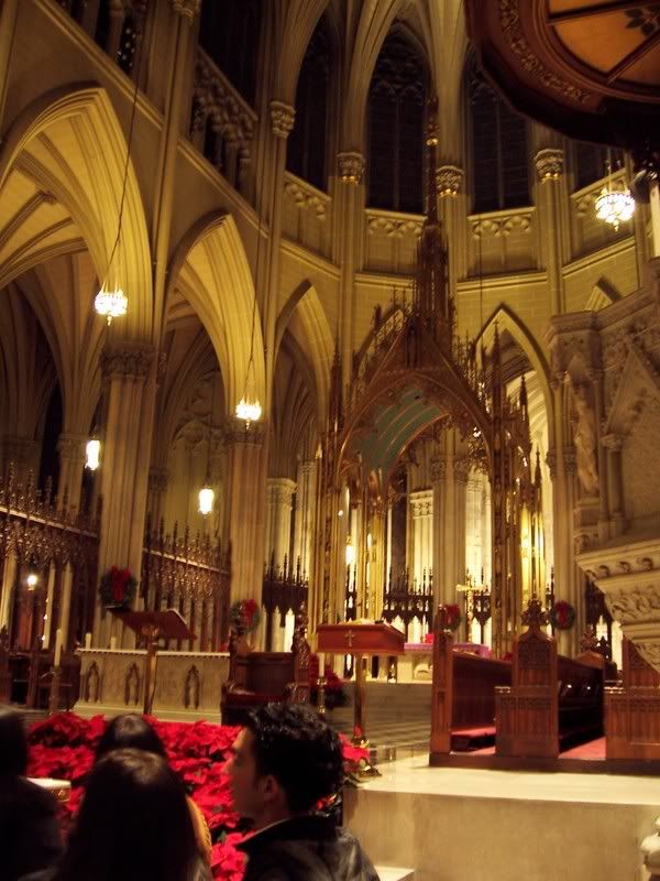 St. Patrick's Cathedral decorated for Christmas