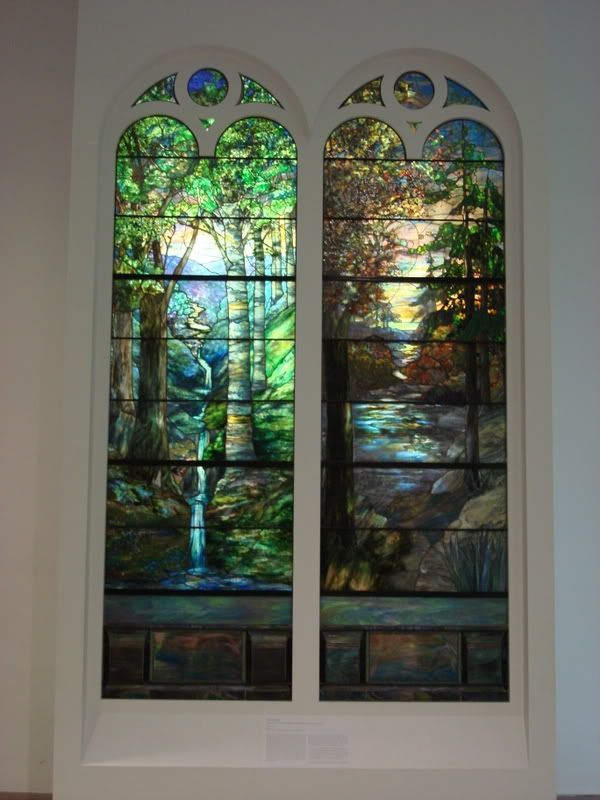 A substitute Tiffany window for me and Tara