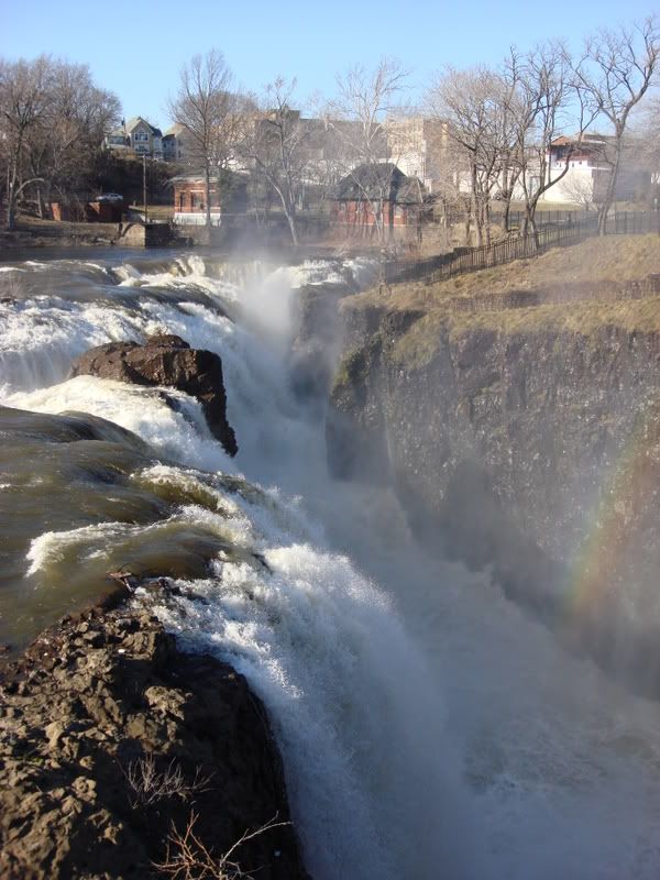 A water falls in Paterson