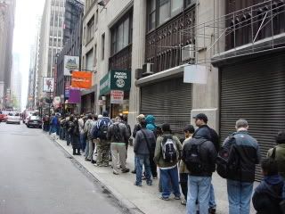 The line at Midtown Comics