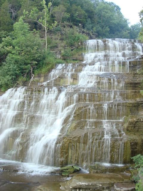 A hidden waterfall