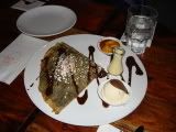 Chocolate Toffee Crepe at Max Brenner