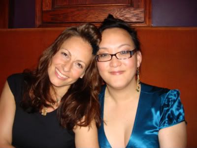 Erika and me at the Slipper Room back in May