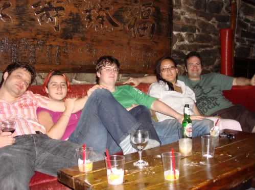 Rob, Polina, Jeremy, me and Simon