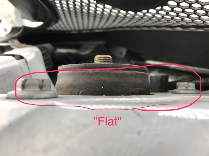 Mushroomed strut tower/ bent frame?? VW Vortex Volkswagen Forum