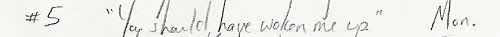 Note #5