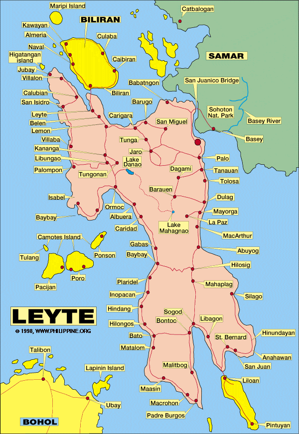 Leyte Map 