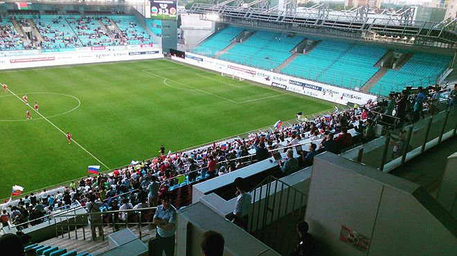 Арена-Химки, вид с главной трибуны