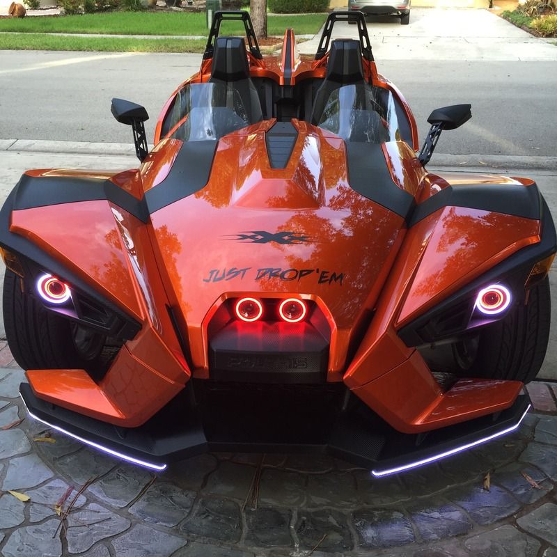 Tric Led lights on My Slingshot Pictures and review Polaris