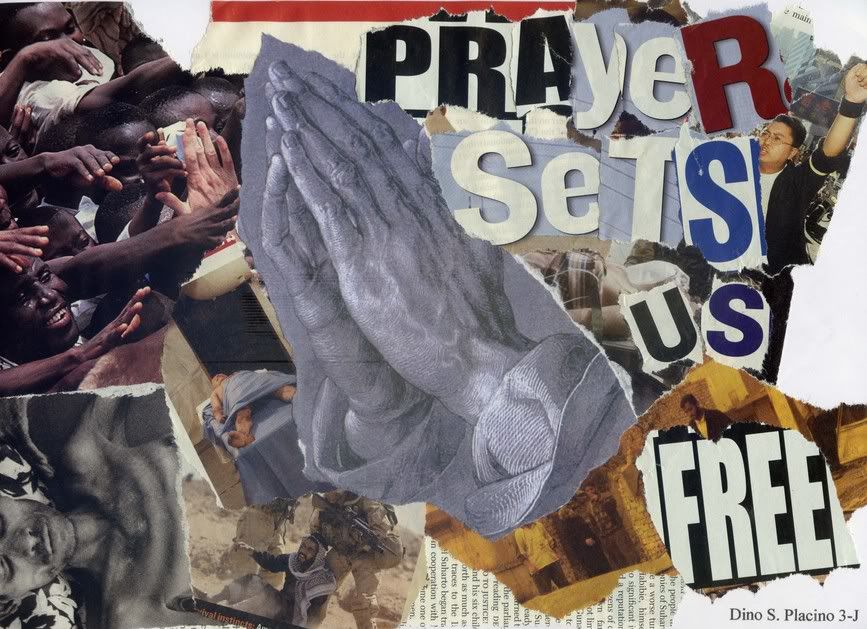 prayer collage