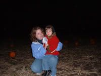 Christy & Hannah in the pumpkin patch