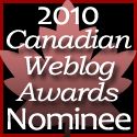 2010 Canadian Weblog Awards Nominee