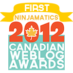 2012 Canadian Weblog Awards 1st Place Winner