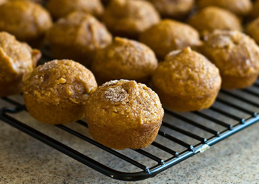 My favorite pumpkin muffin is derived from a cake mix.