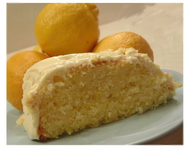 Lemon Pound Cake with Cream Cheese Frosting