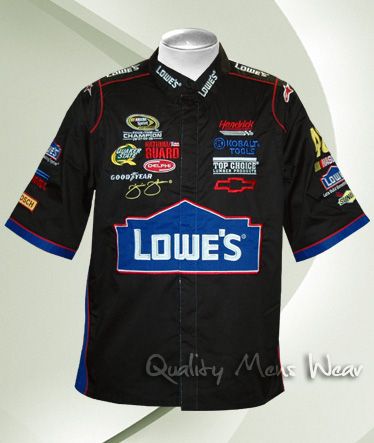 jimmie johnson dresses. You are bidding on an officially licensed, embroidered and appliqué Jimmie Johnson pit crew shirt. Featuring the highest quality in workmanship and