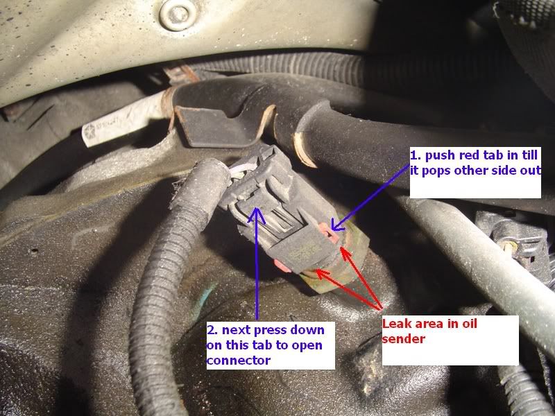 Replace oil pressure switch jeep cherokee