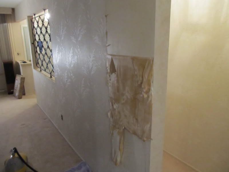 how to remove wallpaper glue. to remove wallpaper again.