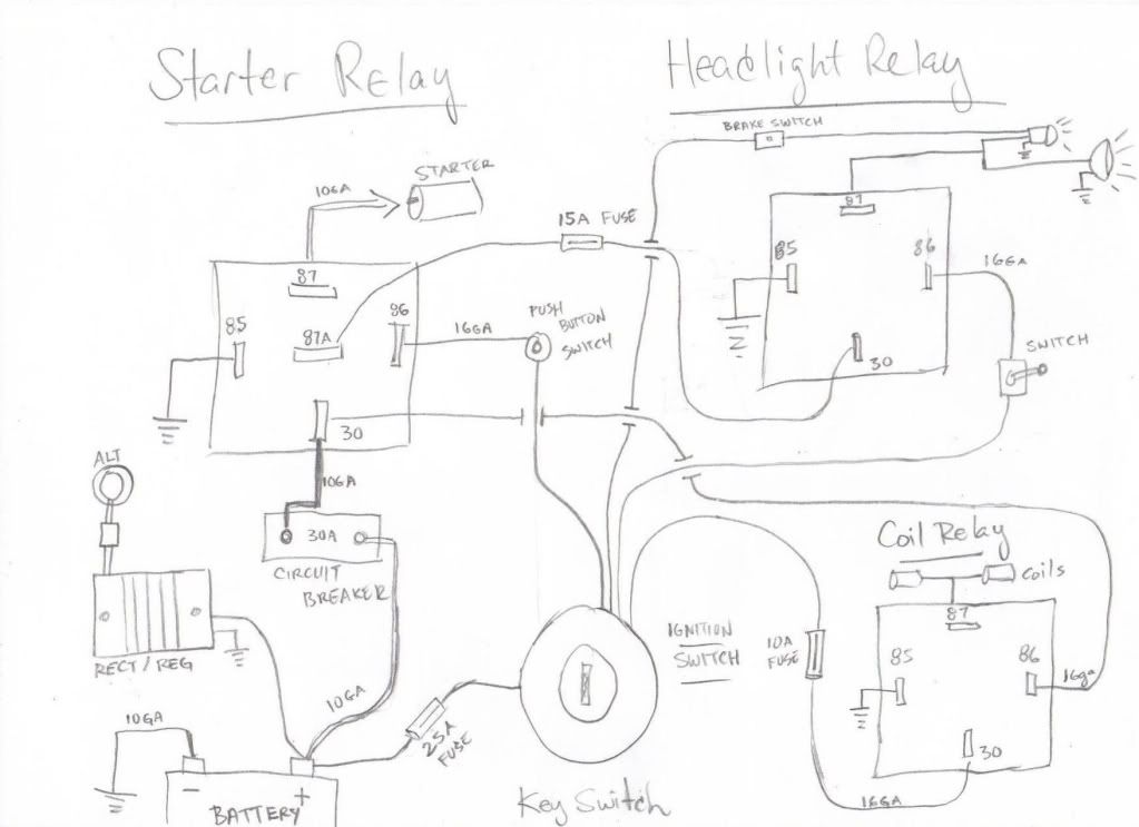 Basic chopper wiring - KZRider Forum - KZRider, KZ, Z1 & Z Motorcycle