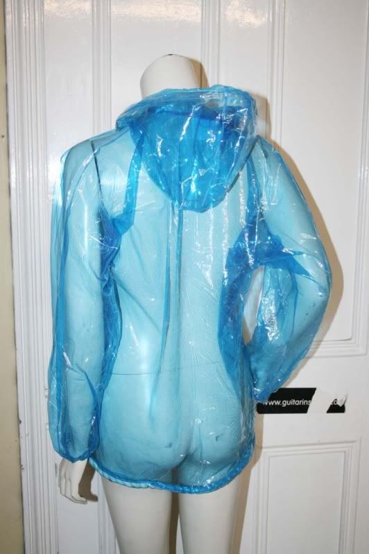 Vintage Jelly PVC Rain Jacket Plastic Mac Clear Coat M eBay